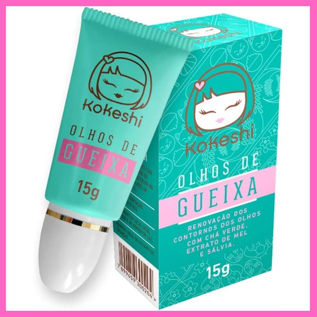 Hidratante Área dos Olhos Kokeshi Olhos de Gueixa – Tratamento Anti-Idade, Iluminador e Revitalizante