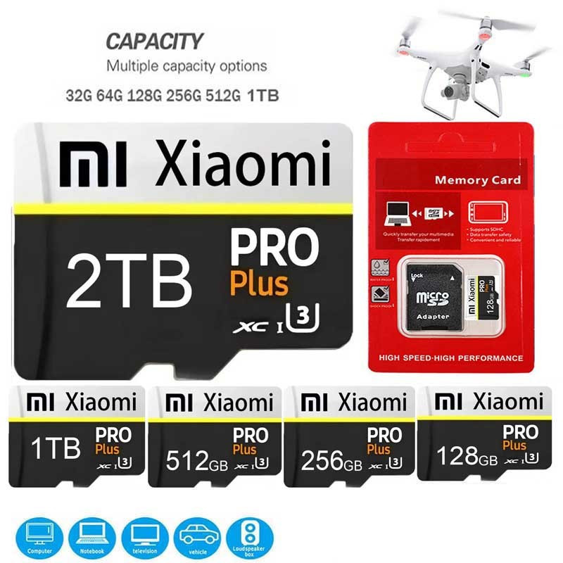 Mini TF SD Card Micro SD Card 32GB | 64GB | 128GB | 256GB MicroSD card 100MB/S Memory Card