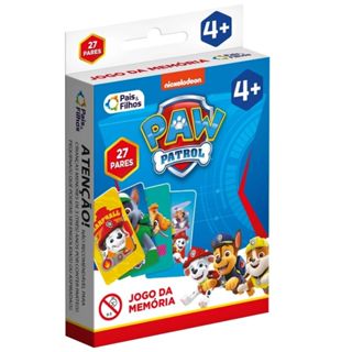 Jogo da Memória Patrulha Canina 27 pares dos Personagens em Oferta na Shopee
