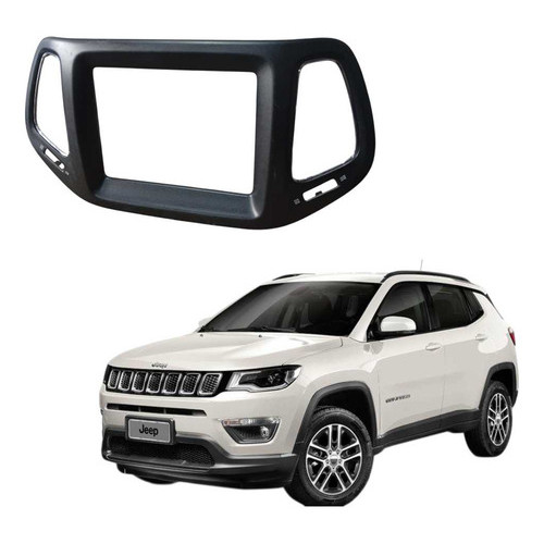 Moldura Painel Central Jeep Compass 2017 A 2020 C/detalhe