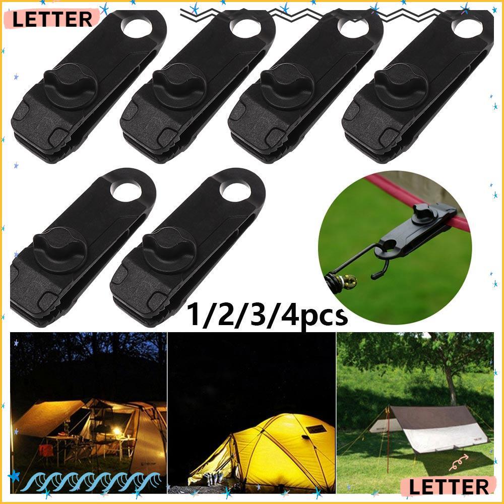 Carta 1/2/3/4 Pçs Clipes De Lona Braçadeira Caravana Mandíbula Aperto Tendas Acessórios Acampamento Tenda Titular