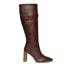 Bota Feminina Vizzano Over The Knee com Fivela Marrom