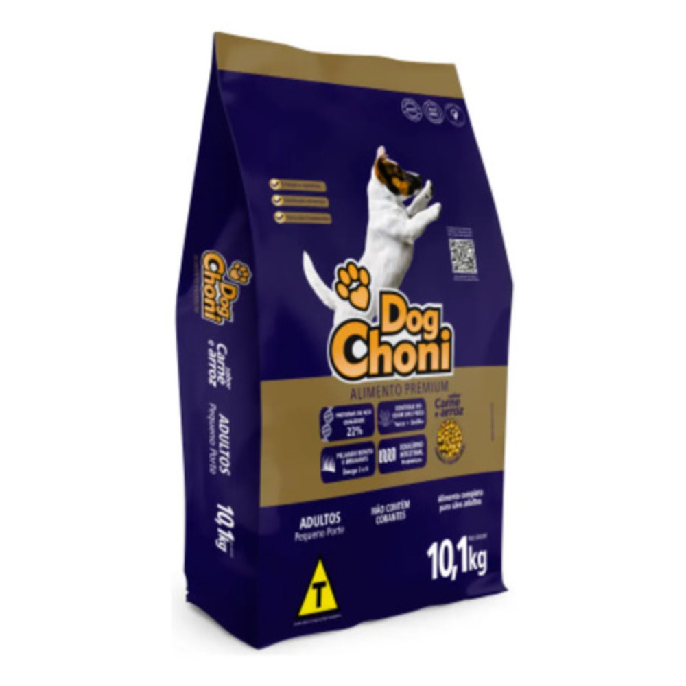 Dogchoni Caes Adultos Pequeno Porte Sabor Carne E Arroz 10kg em Oferta na Shopee