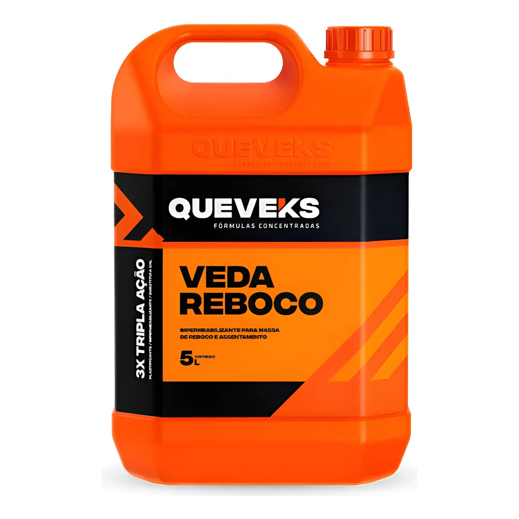 Veda Reboco Impermeabilizante 5 Litros Queveks