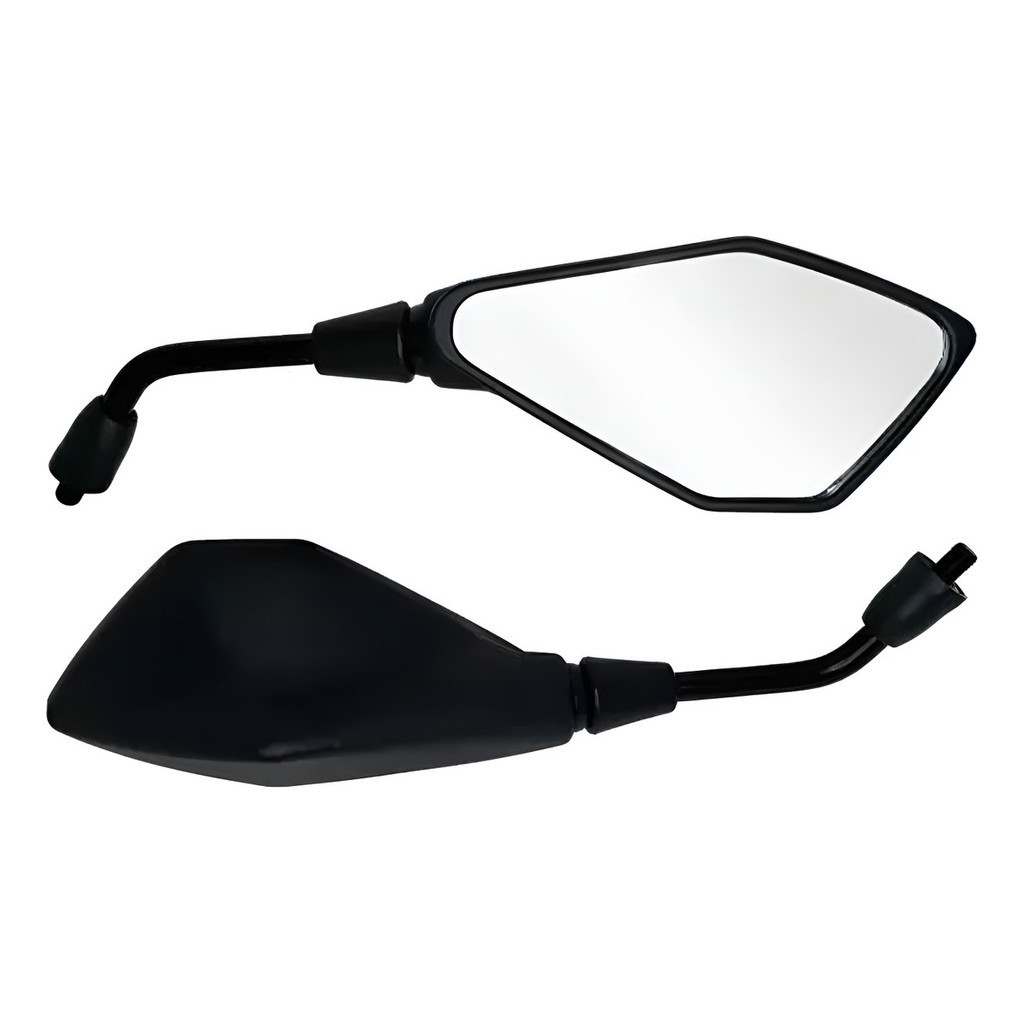 Par Retrovisor Modelo Kawasaki Z400 Honda Haste Fixa