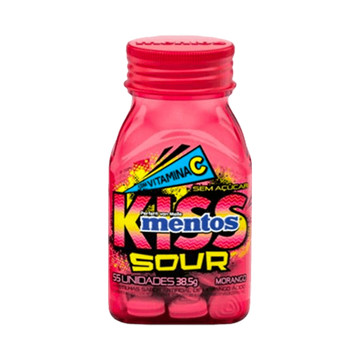 Pastilha Morango Kiss Sour Mentos em Oferta na Shopee