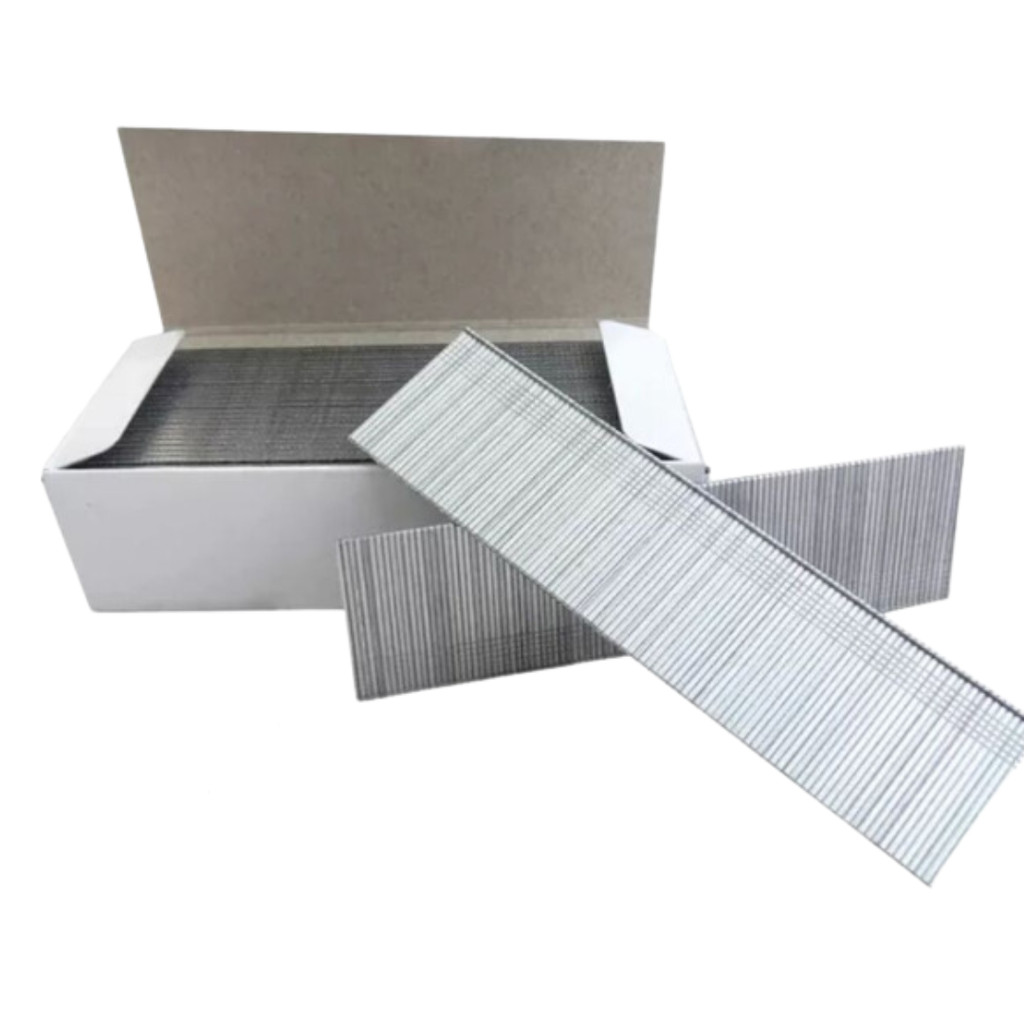 CAIXA COM 5000 PINO DE AÇO GRAMPO "T", PARA PINADOR PNEUMATICO, 1MM x 1,25MM x 15MM