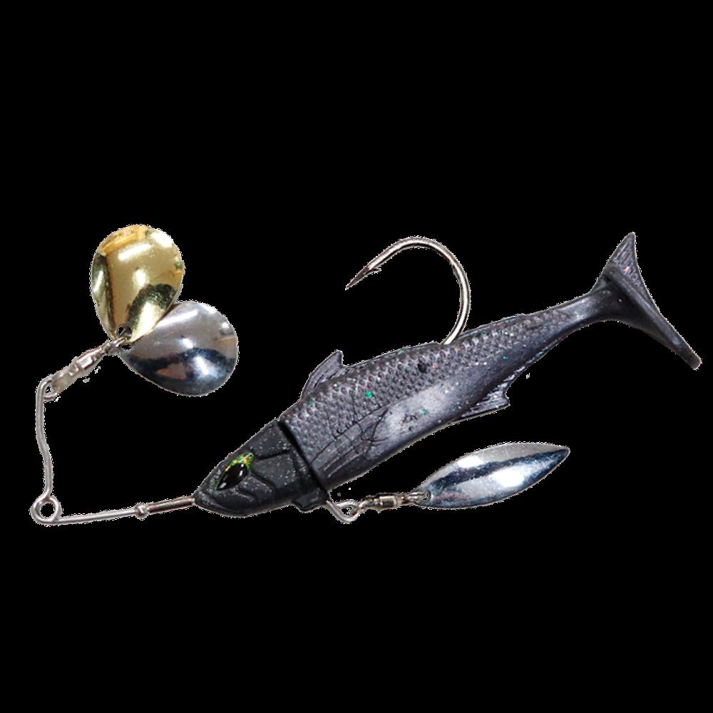 Isca Kaiju Spin Twister 5/0 21Gr HKD Spinner c/ Shad Soft