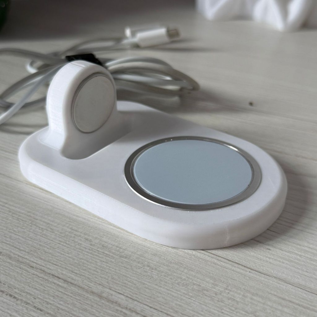 Base Magsafe + Apple Watch + fone / somente base