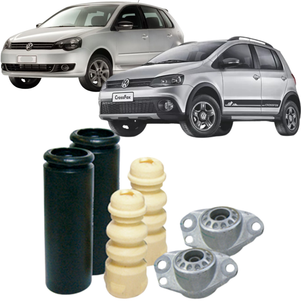Kit Do Amortecedor Traseiro Sampel Volkswagen Crossfox Fox Spacefox Polo