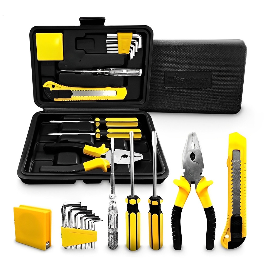 Kit Jogo De Ferramentas Com Maleta 12 Peças Titanium