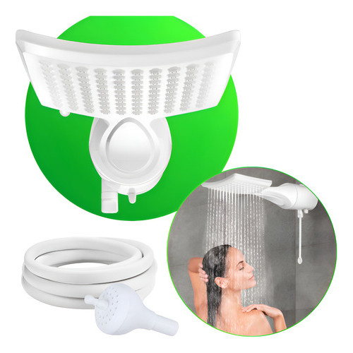 CHUVEIRO LOREN SHOWER ELETRÔNICO 110V 5500W BRANCO LORENZETTI CONTROLE ELETRÔNICO ALTA PERFORMANCE DUCHA