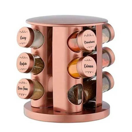 36 Etiquetas para Potes de Condimentos Temperos Mantimentos Transparente 3,8x3,8cm