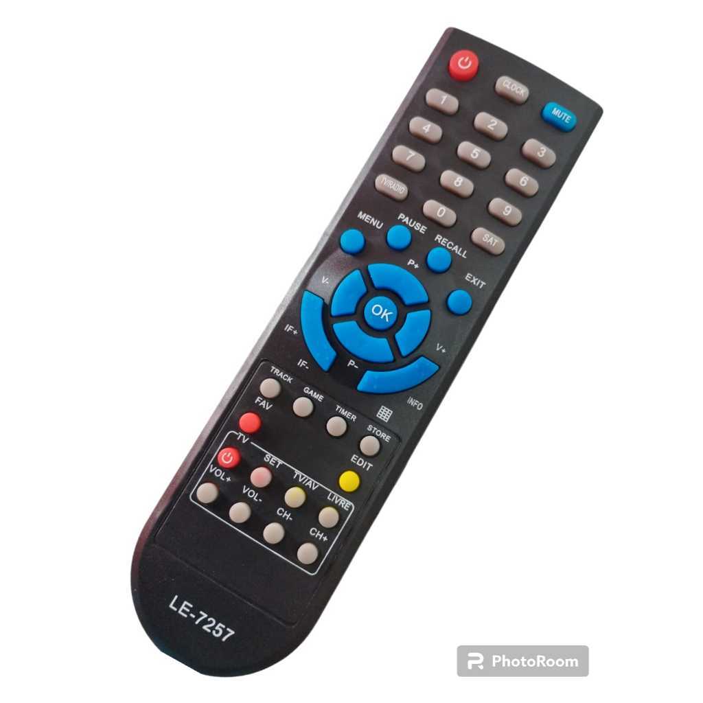 Controle Remoto Antena Parabólica Cromus Cad 1000 Tv Free LE-7257