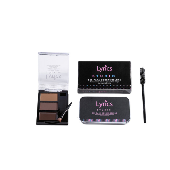 Kit Sobrancelha Perfeita Gel Incolor + Paleta de Sombras Coleção Studio - Lyrics