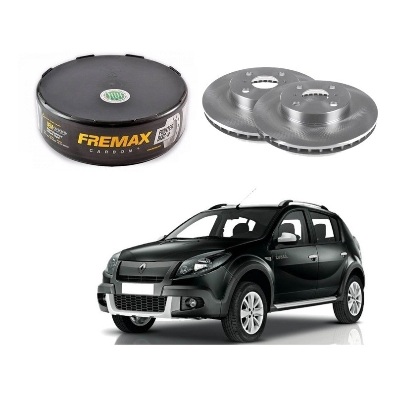 Disco Freio Dianteiro Sandero Stepway 1.6 16v 2008 A 2014