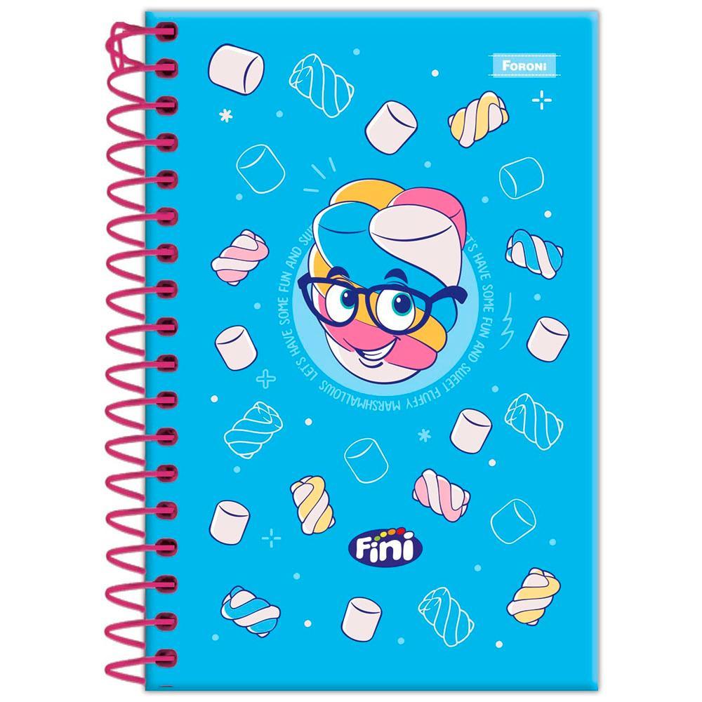 Caderneta 1/8 Pequena 10x15cm Espiral  80 Folhas Fini Marshmallow Foroni em Oferta na Shopee