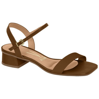 Sandalia Feminina Vizzano Tamanco Salto Baixo Casual Oferta Salto Quadrado