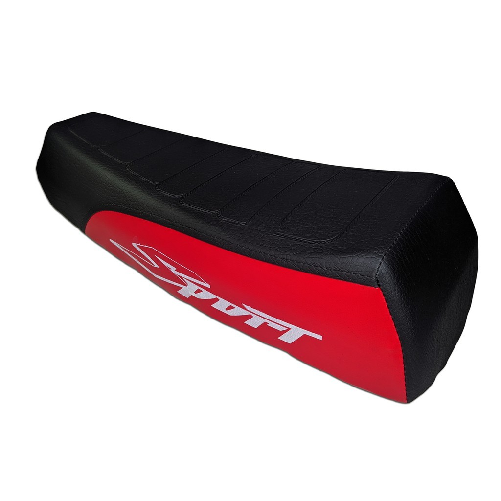 Banco de Mobilete Para Fixar Bagageiro Bike com Presilha e Canote Cor Vermelho Com Preto
