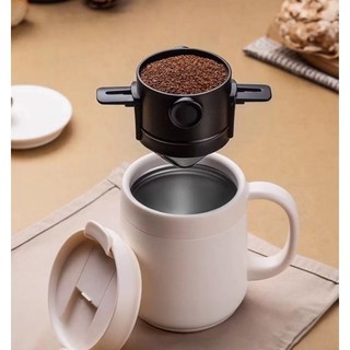 Mini Filtro De Café Chá Coador De Café Reutilizável Portátil Inox