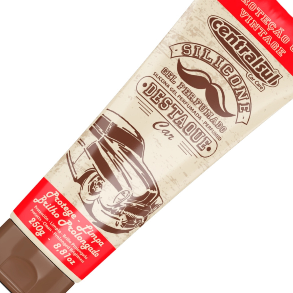 BISNAGA DE SILICONE GEL VINTAGE CENTRALSUL 250G