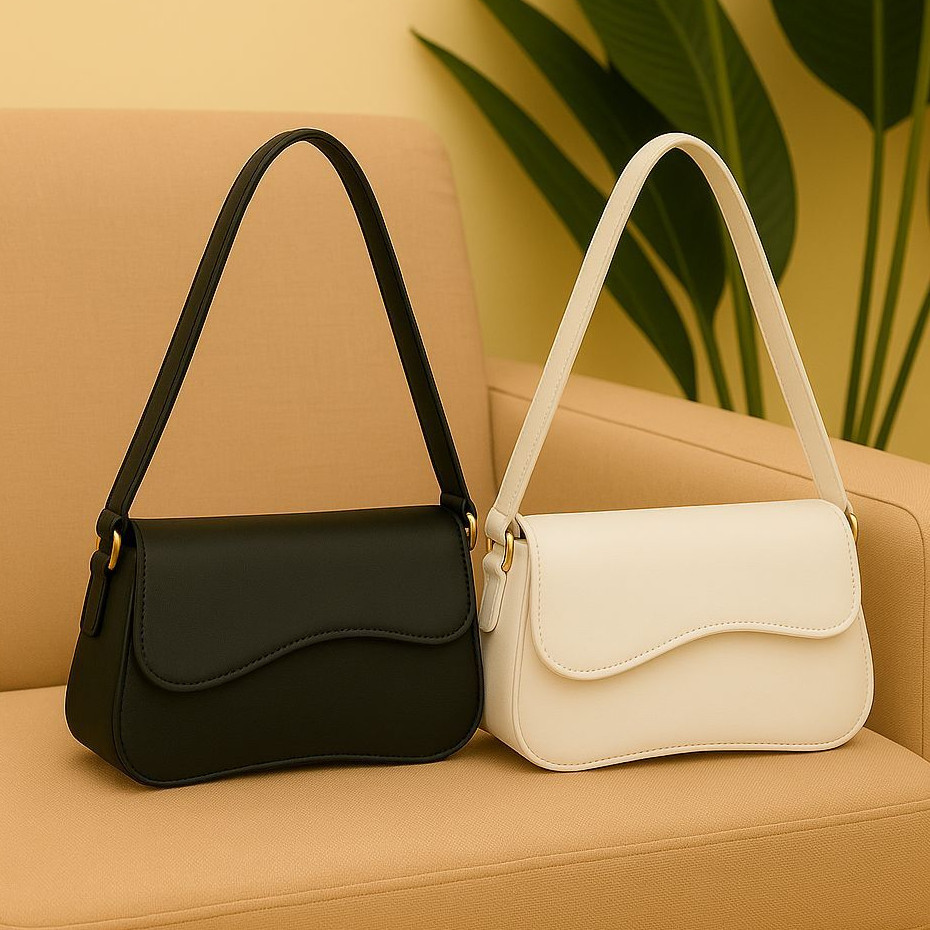 Kit 2 Bolsas Femininas de Ombro Versátil e Elegante em Cores Sortidas – RAREPRINTCO