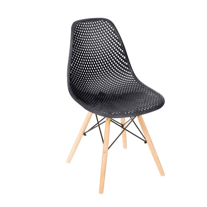 Cadeira Eiffel Eames Colmeia Pés de Madeira em Oferta na Shopee