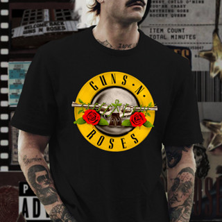Camiseta Unissex Rock Band Com Logotipo Guns N Roses 100 % Algodão em Oferta na Shopee