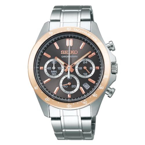 [Relógio Seiko] De Pulso Selection Quartz Chronograph (Horizontal Three Eyes) SBTR026 Masculino Prata