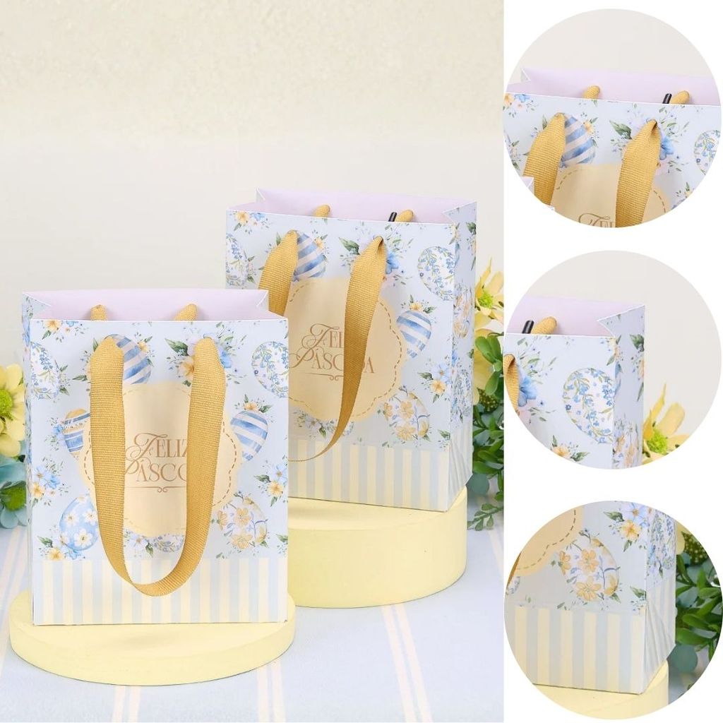 10 SACOLA PÁSCOA MINI 16X13X7CM AMANHECER 5715 ( PASCOA JANGO 2026 )