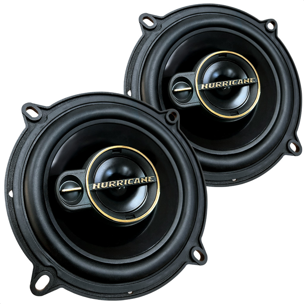 Kit Par Alto Falante Hurricane Triaxial Aurum 5 Pol 120w Rms