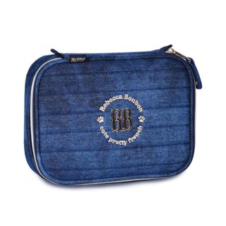 Estojo Box Organizador 100 Pens Jeans Rebecca Bonbon em Oferta na Shopee