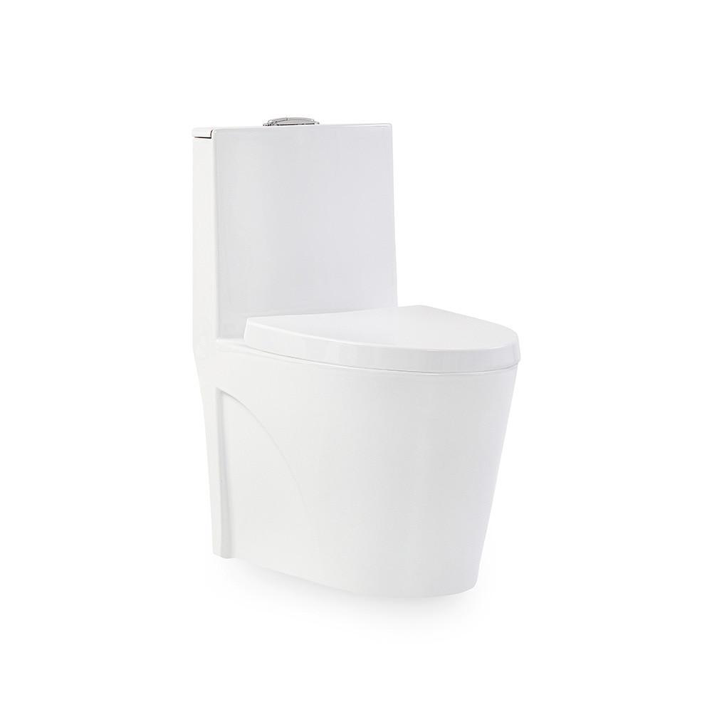 Kit Vaso Sanitário Monobloco Modaza Luxus, Duplo Acionamento 3/6 Litros, Branco em Oferta na Shopee