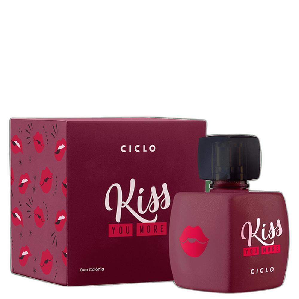 Kiss Me More Ciclo Cosméticos com Caixa - Desodorante Colônia Feminino 100ml
