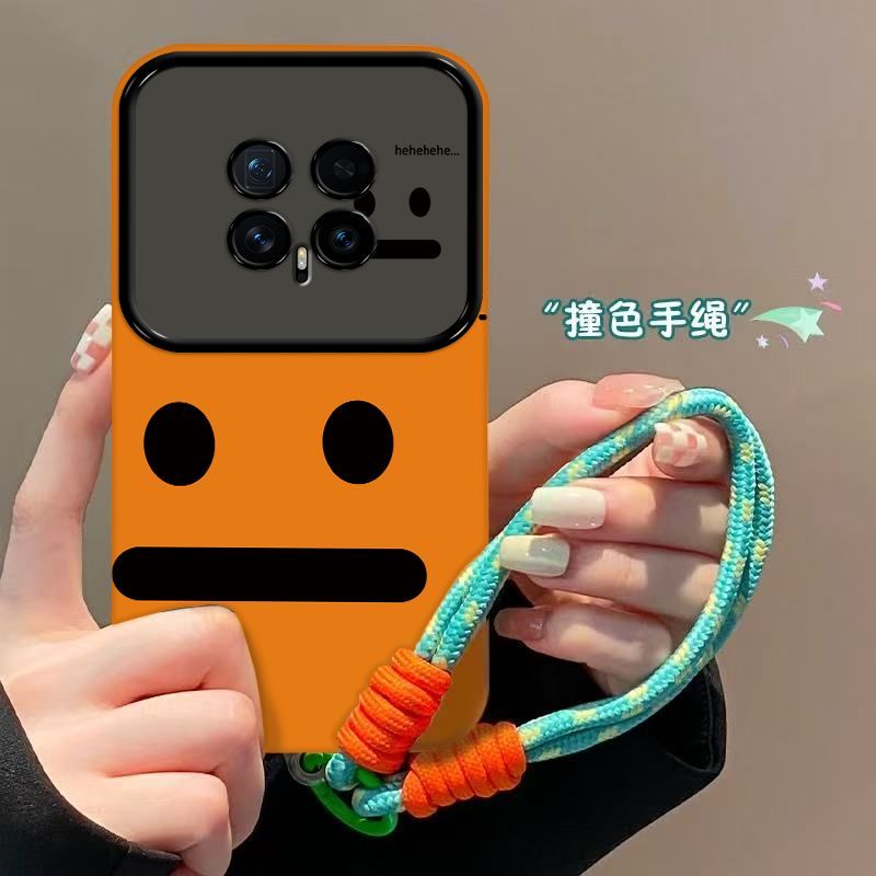Capa para Telefone FOR HONOR Magic8 8pro, Emoji Silencioso, Janela Grande, Silicone, Nova Capa Protetora Anti-Queda, Cob