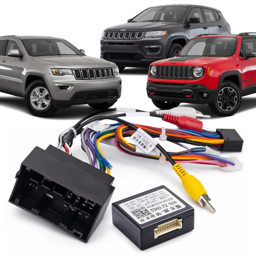 Chicote Canbus Comando de Volante Renegade Compass 15 A 2020 Cherokee 16 A 19 Plug And Play