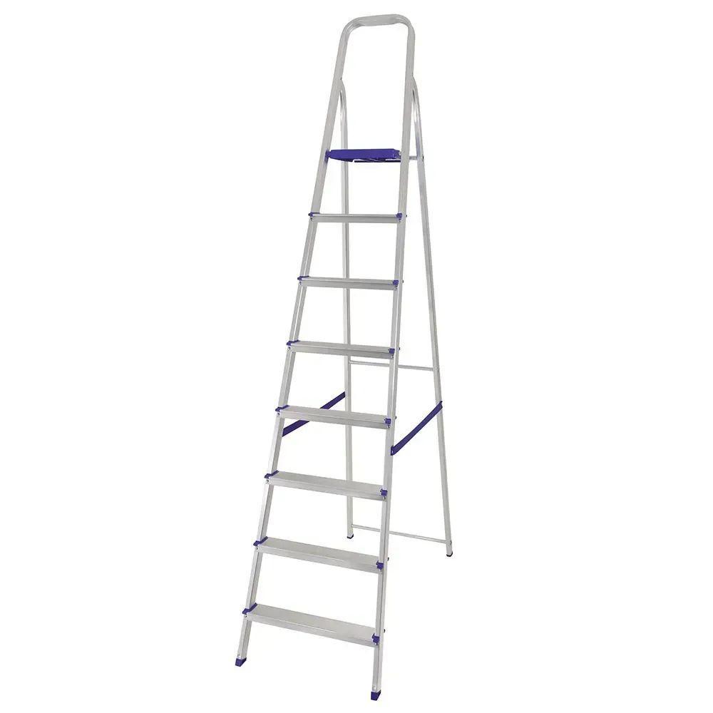 Escada Mor Alumínio 5106 Dobrável 8 Degraus - Mor em Oferta na Shopee