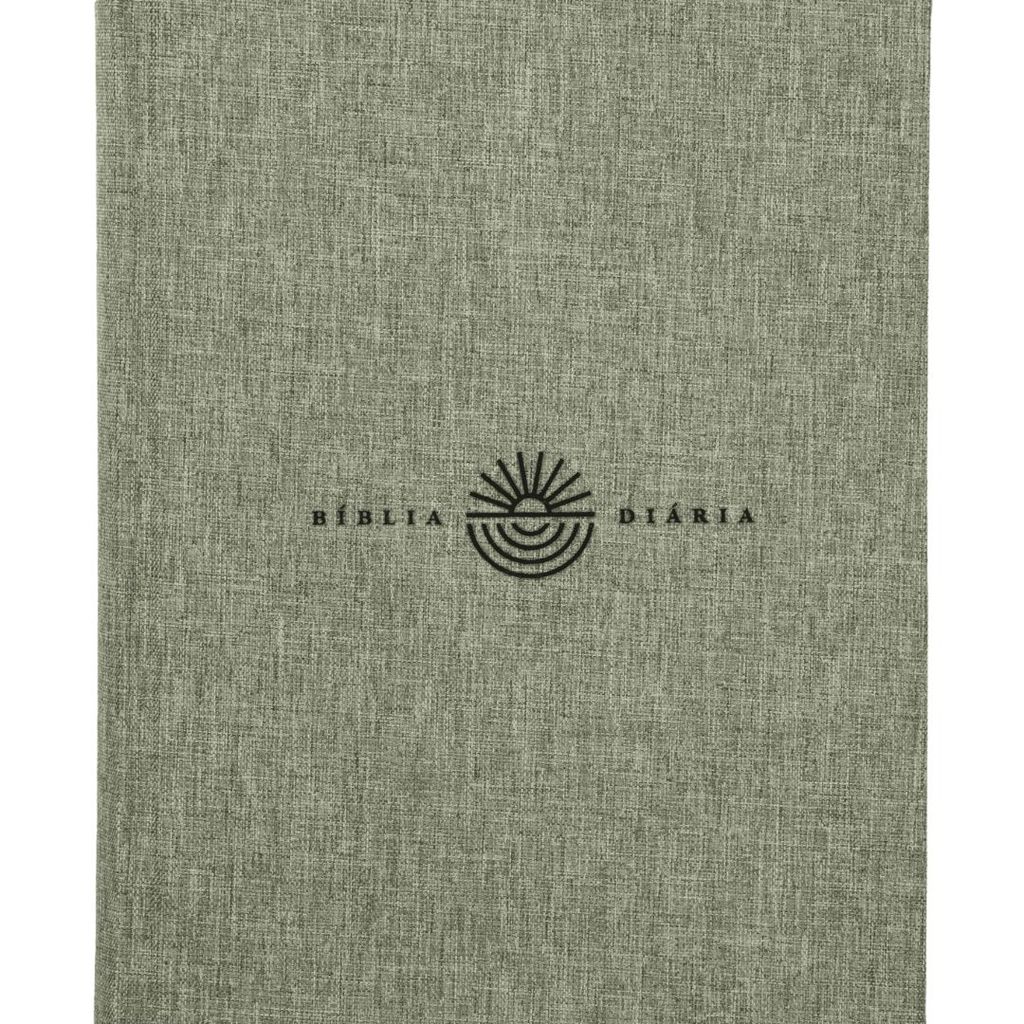 Bíblia Diária | NVI | Leitura Perfeita | Tecido sobre capa dura Cinza em Oferta na Shopee