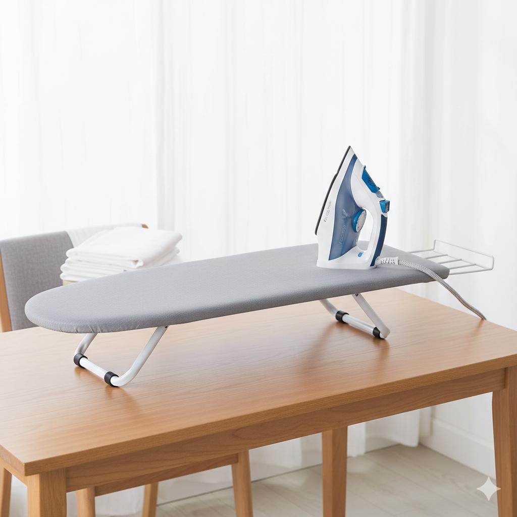 Tabua Mesa Passar Roupa Portátil Dobrável P/cama Mesa