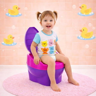 Penico Infantil Troneco Rosa Menina Princesa Assento Redutor em Oferta na Shopee