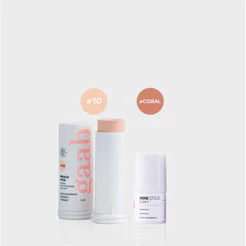 Bastão Multifuncional com Cor Miracle Stick FPS 95 + Mini Stick Multifuncional 3 em 1 Coral