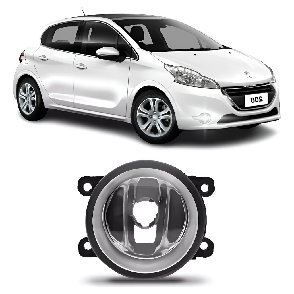 Farol Milha Peugeot 208 2012 2013 2014 2015 2016 em Oferta na Shopee