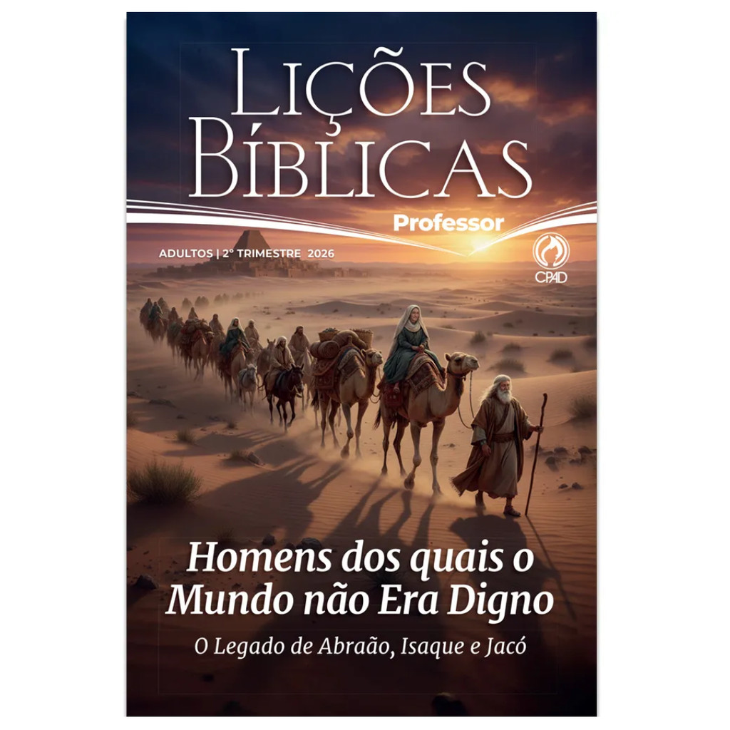 Revista Lições Bíblica Adulto Professor 2º Trimestre 2026 em Oferta na Shopee