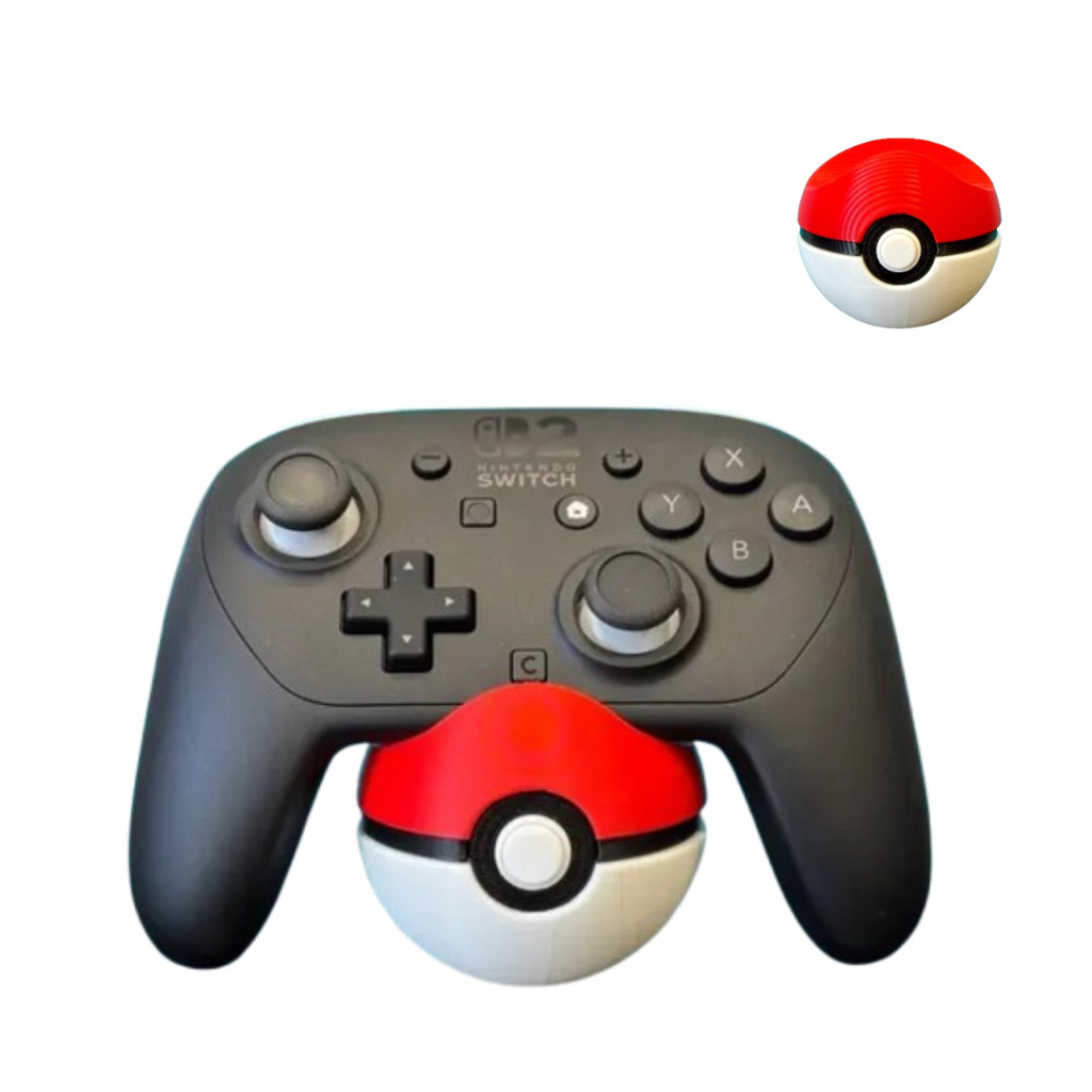 Suporte de Pokebola para Controle Nintendo Switch, PlayStation e Xbox