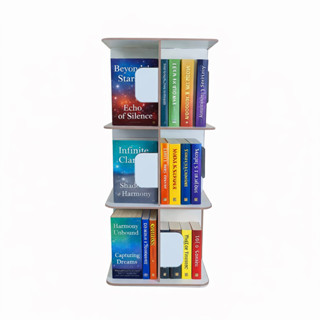 Estante Giratória 360° Porta Livros Rotativa Compacta até 120 Livros em Oferta na Shopee