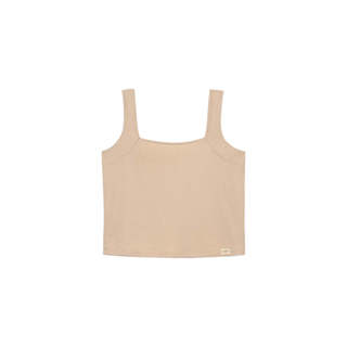 Regata Feminina Moletom Comfy Marialícia Bege em Oferta na Shopee