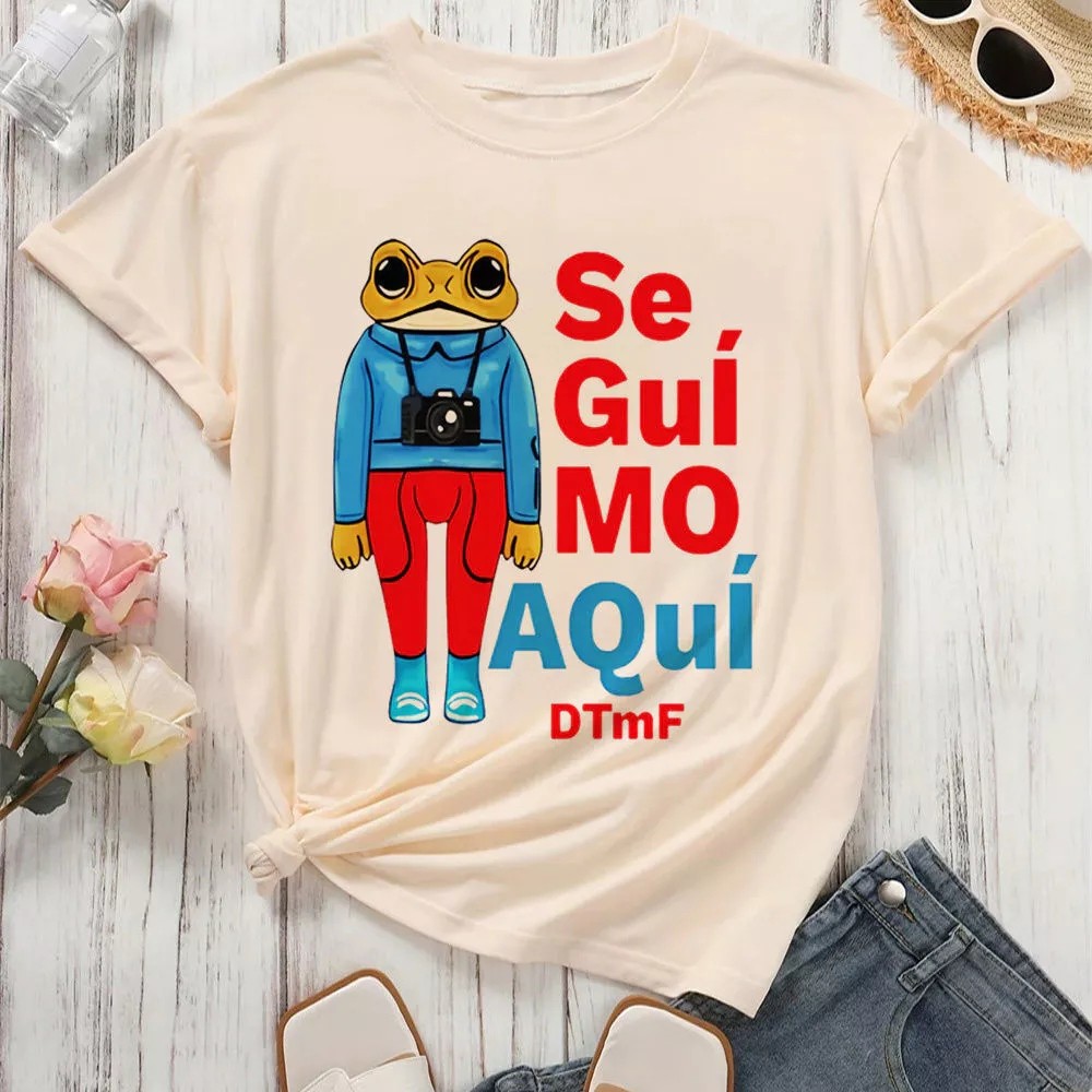 Tshirt Feminina Rock Coquí Tropical Estampada Lançamento Camiseta 100% Algodão Camisetão  Oversized - Galaxy
