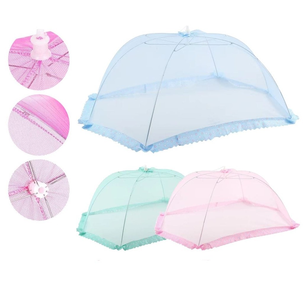 Tela Mosquiteiro Rede Tule Protetor De Alimento Comida 100X70X55CM - DKL em Oferta na Shopee