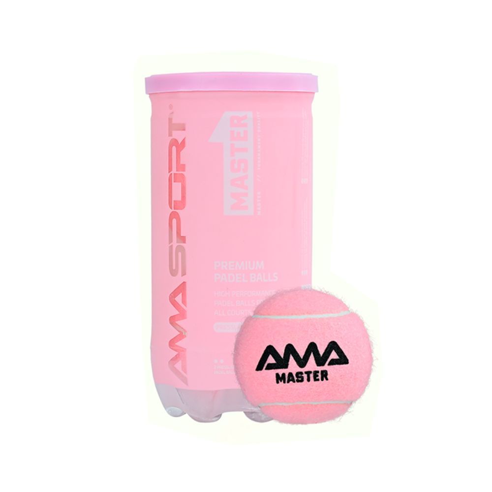 Bolas de Padel Premium Amasport - Pink em Oferta na Shopee