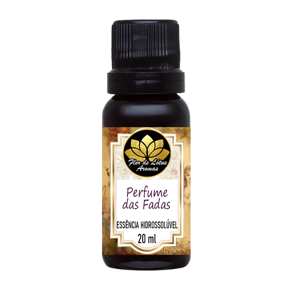 Essência Perfume das Fadas concentrada Hidrossolúvel 20ml para aromatizador difusor base de água